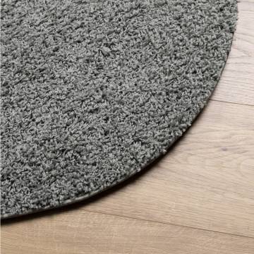 Shaggy Green Rug 120 cm - Soft & Durable High Pile