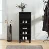 Shoe Cabinet Black 40x36x105 cm Engineered Wood Colour black Quantity in Package 1 Number of Number of shelves 