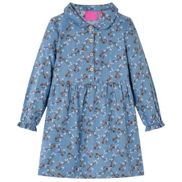 Kids' Dress with Long Sleeves Petrol 116 - Shop Now