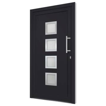 Front Door Anthracite 98x208 cm | Secure & Stylish Entrance