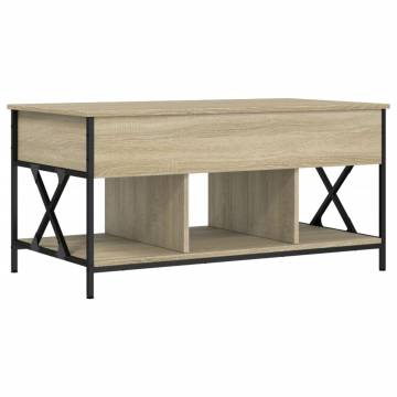 Stylish Coffee Table in Sonoma Oak - 100x55cm | Hipomarket