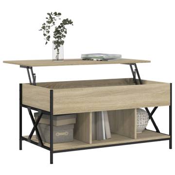 Stylish Coffee Table in Sonoma Oak - 100x55cm | Hipomarket