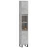 Bathroom Cabinet Concrete Grey - Engineered Wood 30x30x190 cm