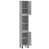 Bathroom Cabinet Concrete Grey - Engineered Wood 30x30x190 cm