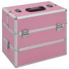 Make-up Case 37x24x35 cm Pink Aluminium Colour pink Quantity in Package 1 