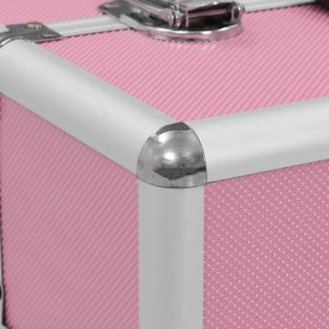 Pink Aluminium Make-up Case - 37x24x35 cm for Organised Beauty