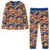 Kids' Pyjamas with Long Sleeves Cognac 92 Size 92 (1.5-2y) 