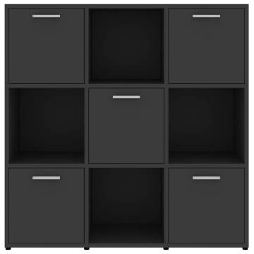 Stylish Grey Book Cabinet | 90x30x90 cm | Durable Design