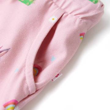 Kids' Light Pink Shorts with Drawstring | Age 7-8 | Hipomarket