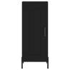 Stylish Highboard Black 34.5x34x180 cm | Hipomarket UK