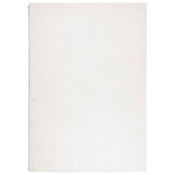 Shaggy Rug High Pile Modern Cream - 160x230 cm | Hipo Market