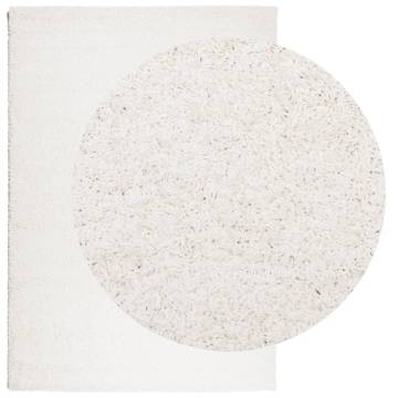 Shaggy Rug High Pile Modern Cream - 160x230 cm | Hipo Market