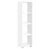 FMD Standing Shelf with 4 Compartments White Colour white Quantity in Package 1 