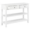 Elegant White Sideboard 110x35x80 cm – Stylish Storage Solution