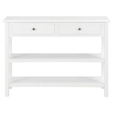 Elegant White Sideboard 110x35x80 cm – Stylish Storage Solution