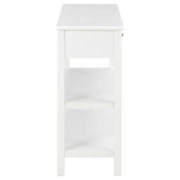 Elegant White Sideboard 110x35x80 cm – Stylish Storage Solution