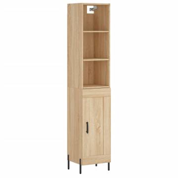 Elegant Highboard Sonoma Oak - Storage & Style | HipoMarket