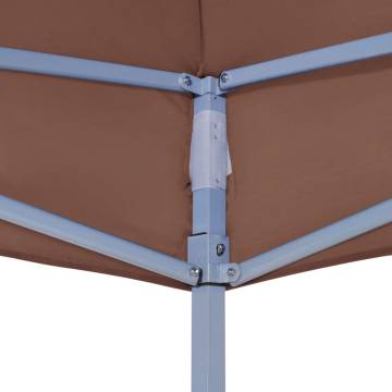 Party Tent Roof 3x3m Brown - Weather Resistant & UV Protected