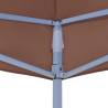 Party Tent Roof 3x3m Brown - Weather Resistant & UV Protected