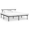 Bed Frame Black Metal 180x200 cm Super King Colour black Size 180 x 200 cm 