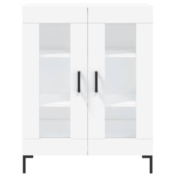 Elegant Highboard White 69.5x34x180 cm - Durable & Stylish