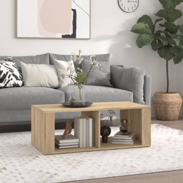 Sonoma Oak Coffee Table - Stylish & Functional 100x50 cm