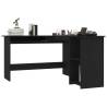 L-Shaped Corner Desk Black - Stylish & Functional Office Furniture