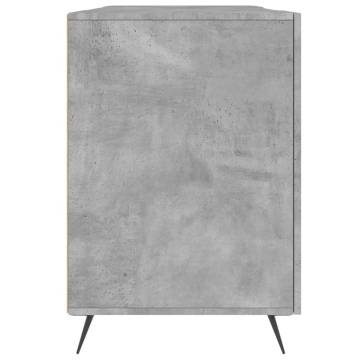 Elegant Concrete Grey Desk 140x50 cm | Durable & Stylish