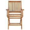 Folding Garden Chairs 2 pcs Solid Teak Wood - Stylish & Durable