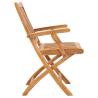 Folding Garden Chairs 2 pcs Solid Teak Wood - Stylish & Durable