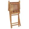 Folding Garden Chairs 2 pcs Solid Teak Wood - Stylish & Durable