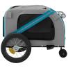 Pet Bike Trailer - Blue & Black Durable Oxford Fabric