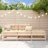 3 Piece Garden Lounge Set - Solid Wood Pine | HipoMarket