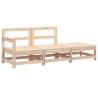 3 Piece Garden Lounge Set - Solid Wood Pine | HipoMarket