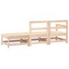 3 Piece Garden Lounge Set - Solid Wood Pine | HipoMarket