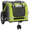 Pet Bike Trailer - Green & Black Oxford Fabric | HipoMarket