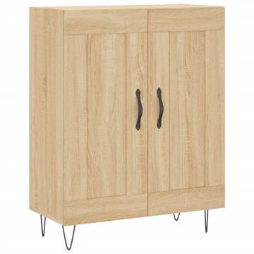 Stylish Highboard Sonoma Oak 69.5x34x180 cm - Hipomarket