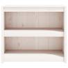 Outdoor Kitchen Cabinet - White Wood - 106x55x92 cm