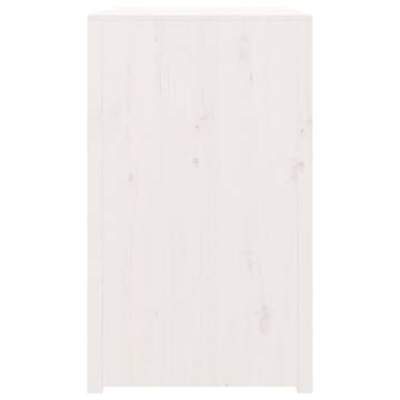 Outdoor Kitchen Cabinet - White Wood - 106x55x92 cm