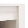 Outdoor Kitchen Cabinet - White Wood - 106x55x92 cm