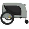 Pet Bike Trailer - Grey & Black Oxford Fabric & Iron