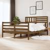 Bed Frame Honey Brown 150x200 cm King Size Solid Wood Colour honey brown Size 150 x 200 cm 