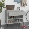 Shoe Cabinet Concrete Grey 70x36x60 cm - Stylish Storage Solution