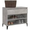 Shoe Cabinet Concrete Grey 70x36x60 cm - Stylish Storage Solution