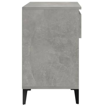 Shoe Cabinet Concrete Grey 70x36x60 cm - Stylish Storage Solution