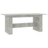 Concrete Grey Dining Table 180x90 cm - Stylish & Durable