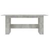 Concrete Grey Dining Table 180x90 cm - Stylish & Durable