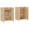 Wall Mounted Cabinets 2 pcs Sonoma Oak - Stylish Storage Solution