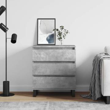 Trendy Concrete Grey Sideboard - 60x35x70 cm | HipoMarket