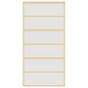 Sliding Door Gold 102.5x205 cm - Frosted Glass & Aluminium